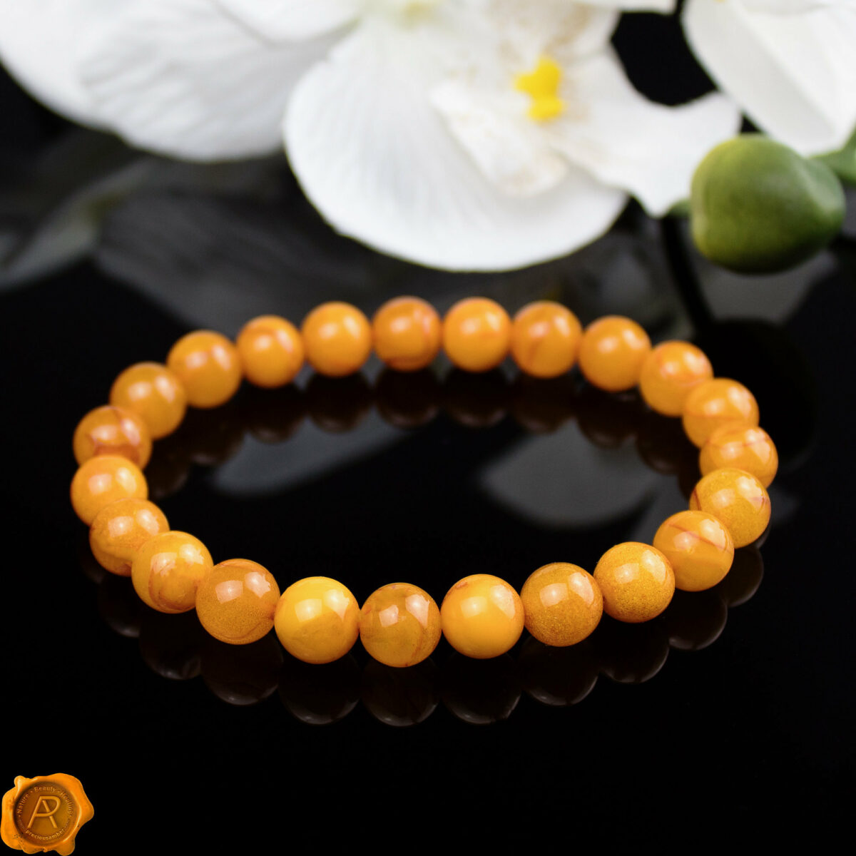 Beeswax Amber Bracelet - Image 1