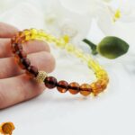 Amber Rainbow Gold Bracelet - Image 5