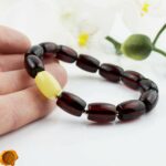 Cherry Amber Gold Bracelet - Image 2