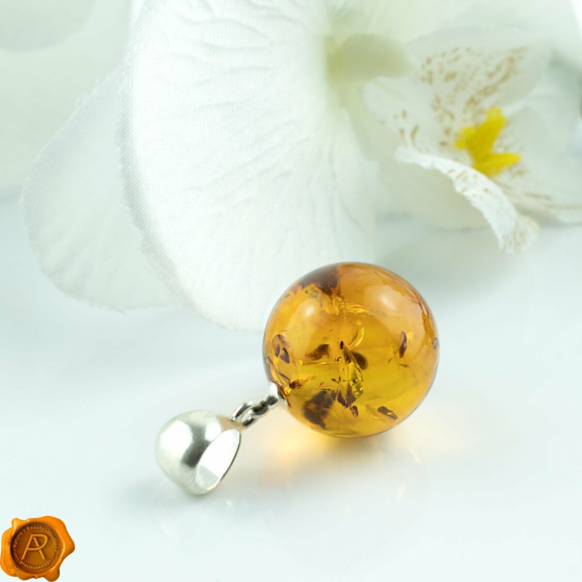 Amber Sphere 20mm - Image 4