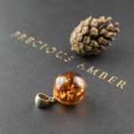 Amber Sphere Pendant 16mm - Image 5