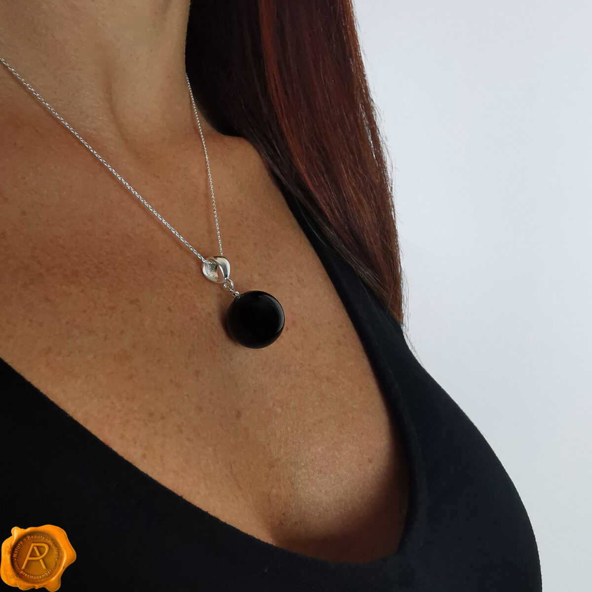 Cherry Amber Sphere 16mm - Image 2