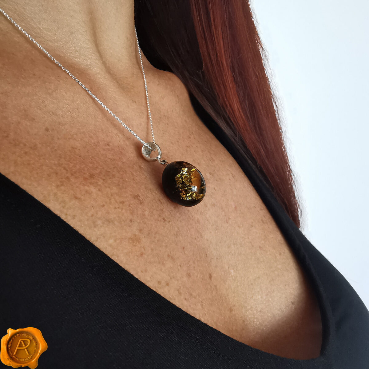 Green Amber Large Olive - Image 2