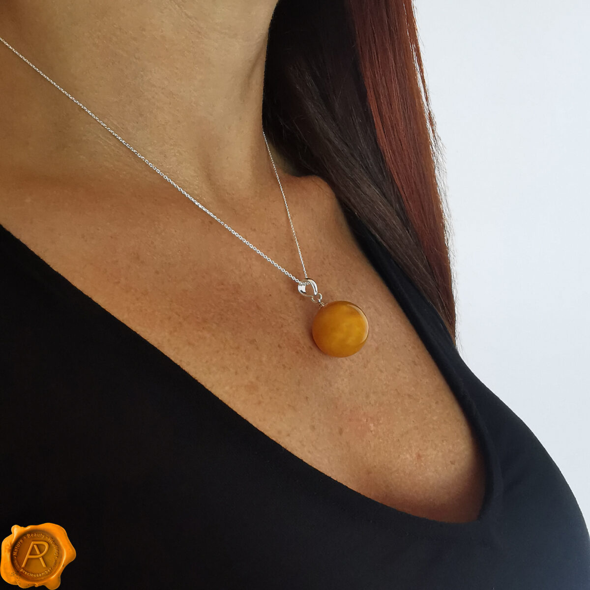 Vintage Amber Sphere - Image 2