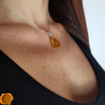 Cognac Amber Teardrop - Image 2