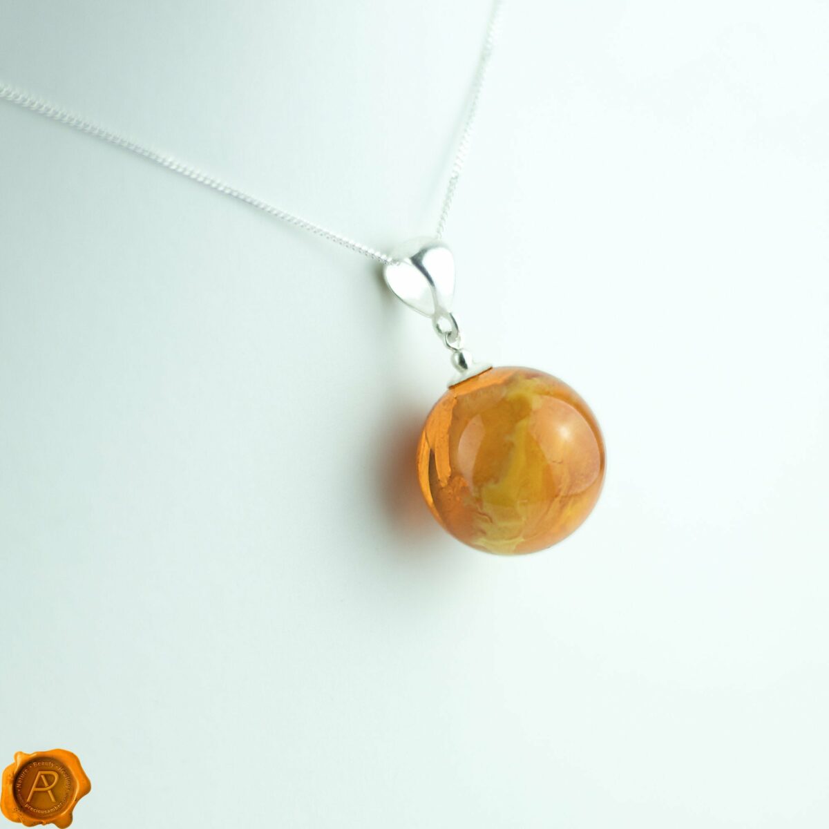 Rare Beeswax Amber Sphere - Image 3