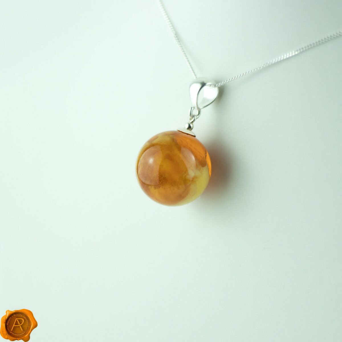Rare Beeswax Amber Sphere - Image 5