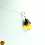 Faceted Amber Teardrop - Image 4