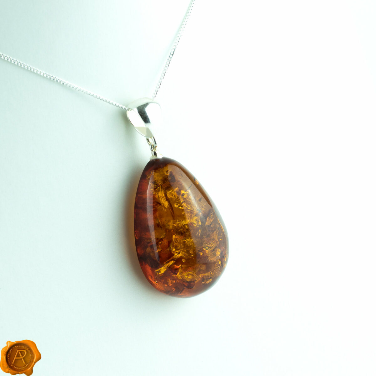 Large Amber Teardrop - Image 4