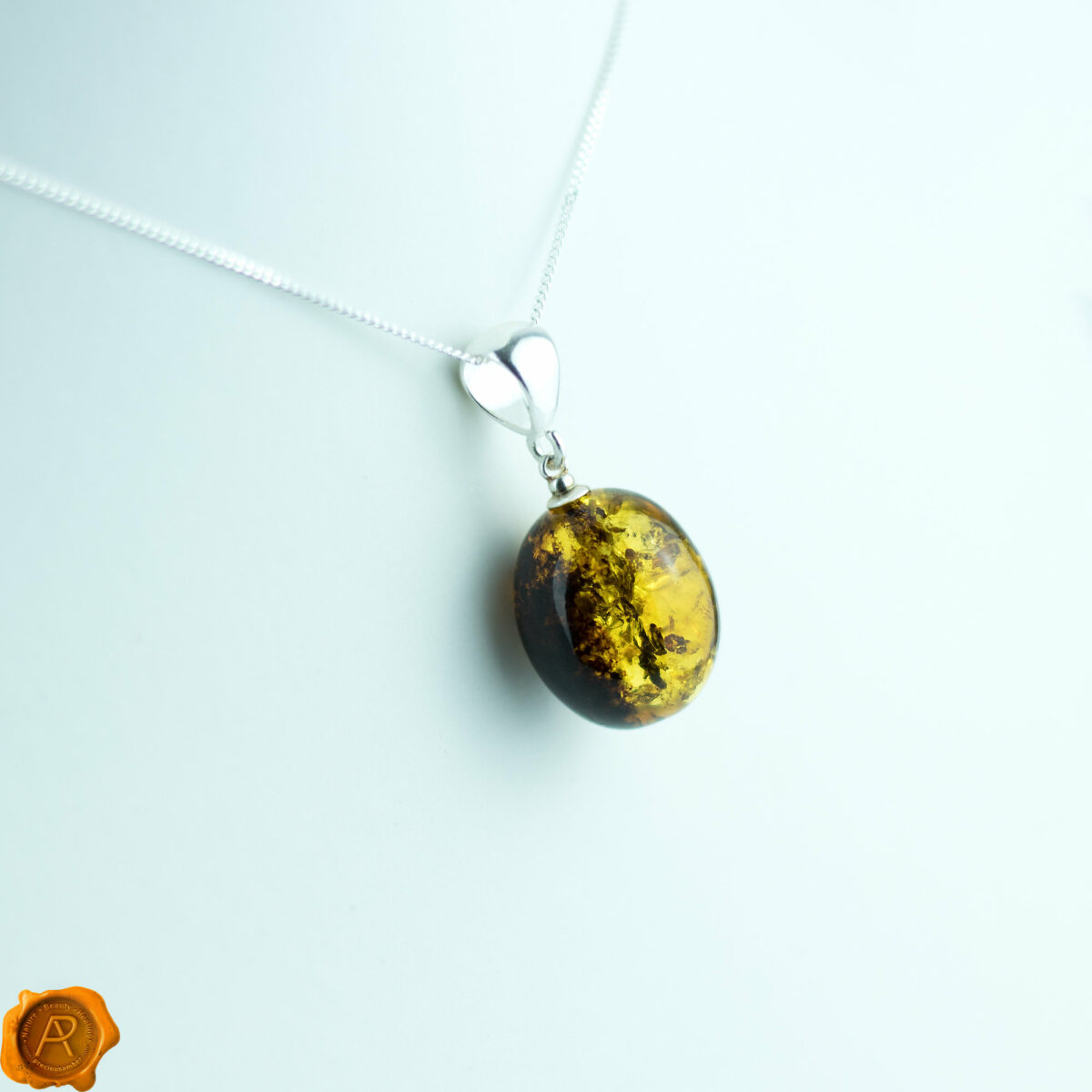 Green Amber Large Olive - Image 4