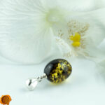 Green Amber Large Olive