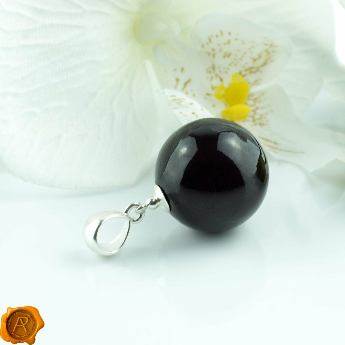 Cherry Amber Sphere 20mm - Image 1