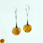 Amber Silver Sphere 16mm - Image 3