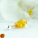 Cognac Amber Teardrop