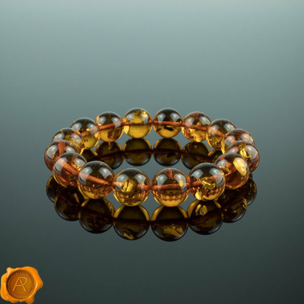 Large Cognac Amber Bracelet