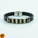 Amber Leather Bracelet - Image 3