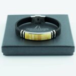 Amber Leather Bracelet - Image 5