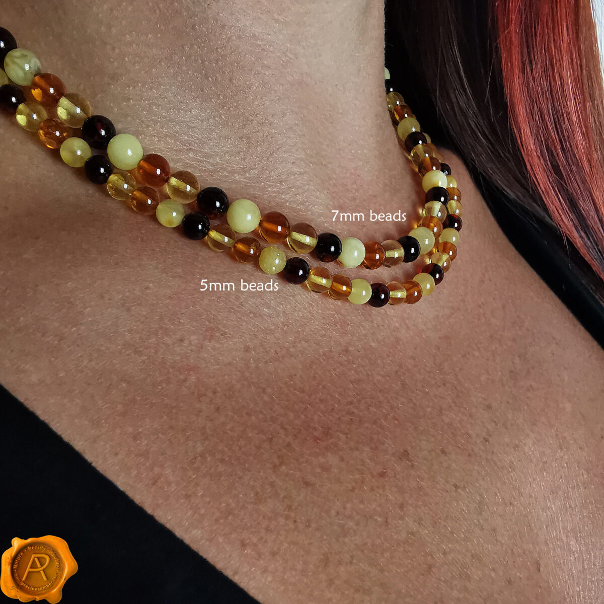 Amber Rainbow Necklace - Image 5