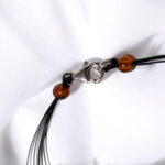 Honey Amber Layered Necklace - Image 4