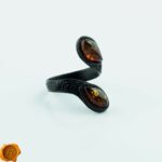 Amber Leather Ring - Image 4