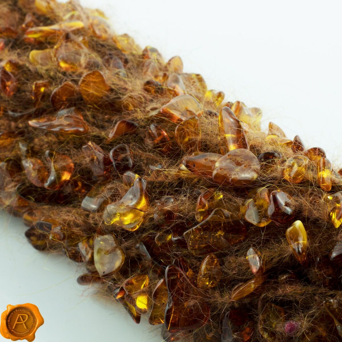 Mohair Wool Amber Necklace - Image 6