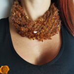 Mohair Wool Amber Necklace - Image 3