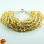 Mohair Wool Amber Necklace