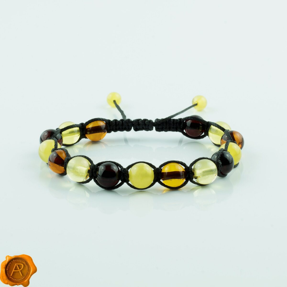 Adjustable Eco Amber Bracelet - Image 4