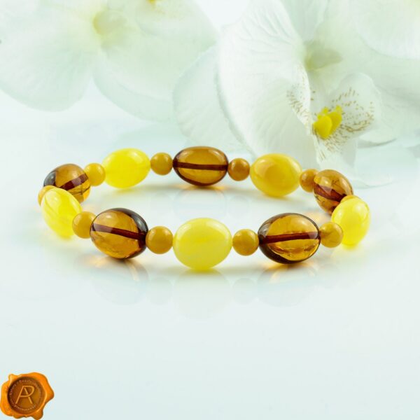 Multicolor Amber Bracelet