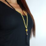 Amber Tassel Necklace - Image 2