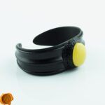Amber Leather Bracelet - Image 3