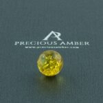Dainty Lemon Amber Sphere