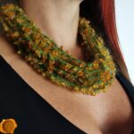 Mohair Wool Amber Necklace - Image 2