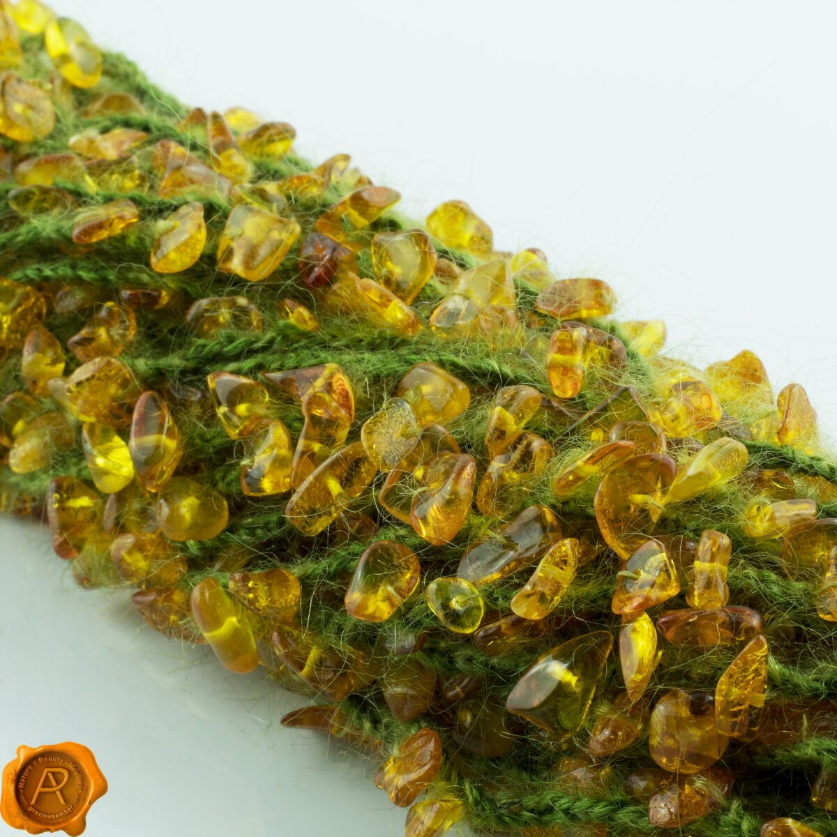 Mohair Wool Amber Necklace - Image 6