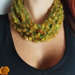 Mohair Wool Amber Necklace - Image 3