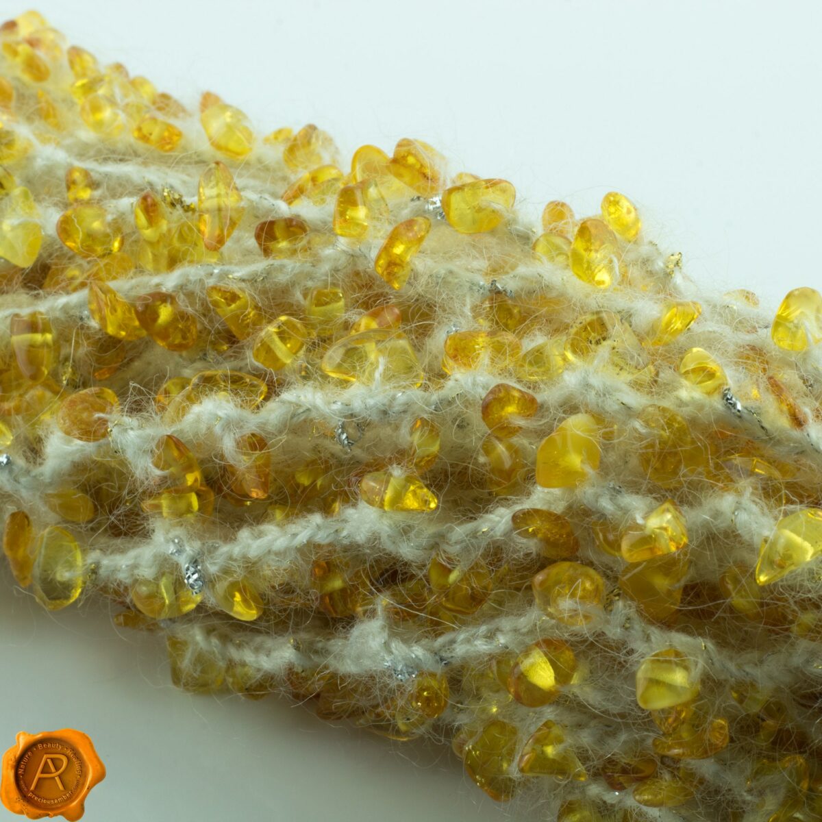 Mohair Wool Amber Necklace Mohair Wool Amber Necklace - Image 5