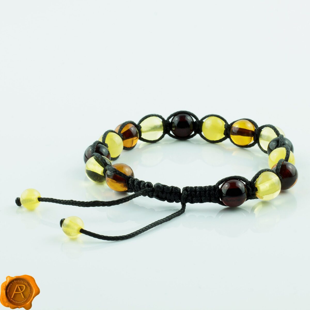 Adjustable Eco Amber Bracelet - Image 3