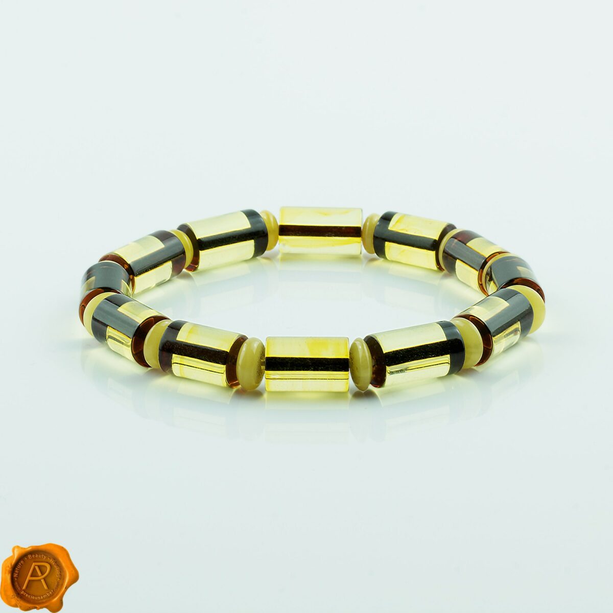 Green Amber Bracelet - Image 2