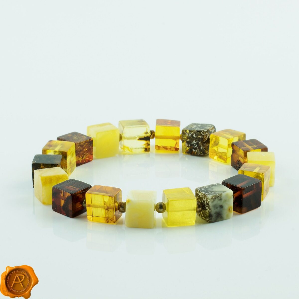Amber Cube Bracelet - Image 2