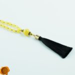 Amber Tassel Necklace - Image 3