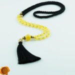 Amber Tassel Necklace