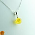 Dainty Lemon Amber Sphere - Image 3
