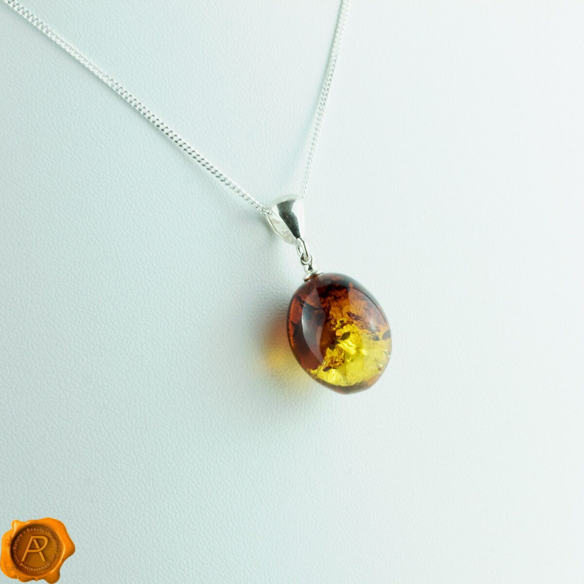 Amber Olive Pendant - Image 4