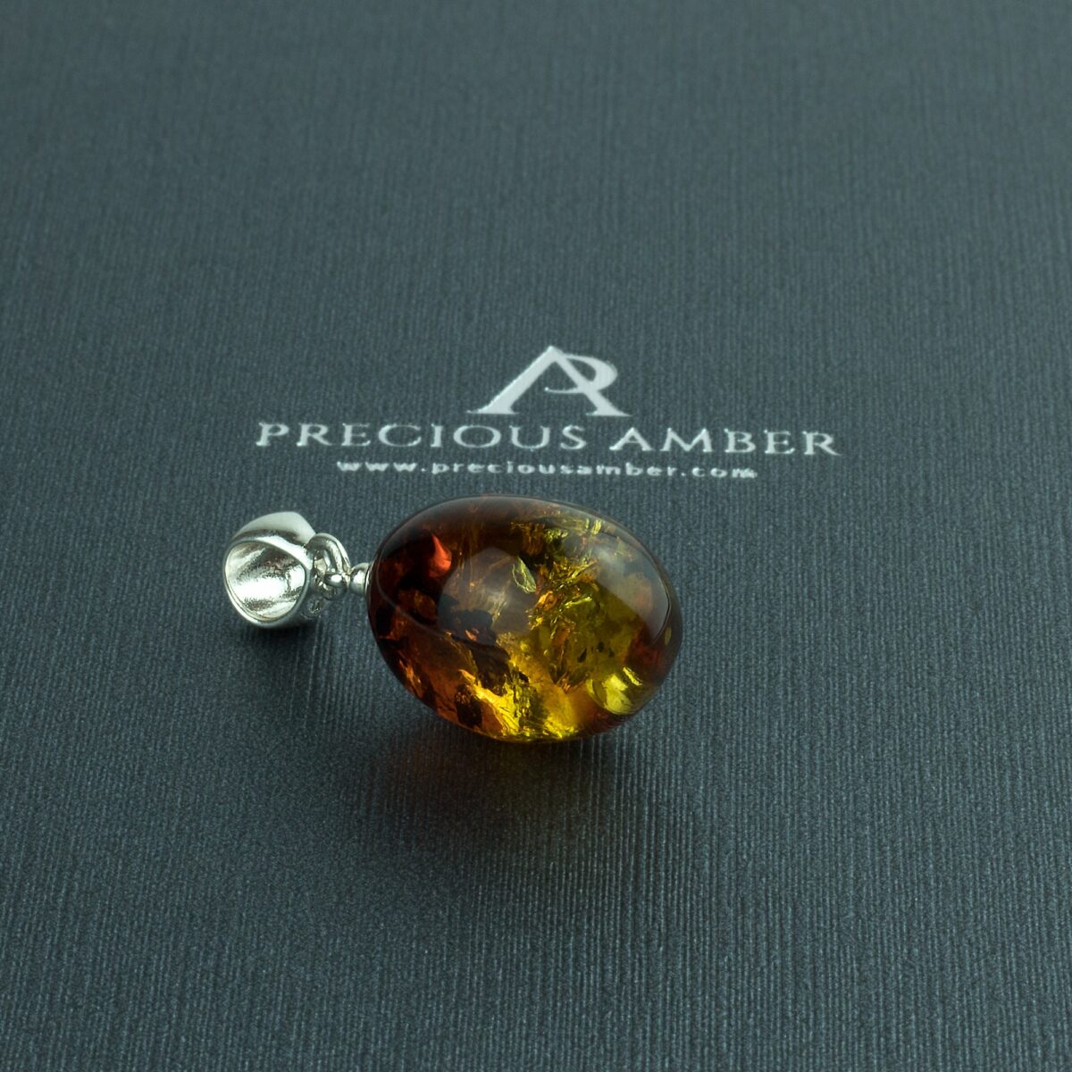 Amber Olive Pendant - Image 3