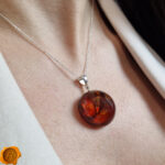 Honey Amber Amulet Pendant - Image 2