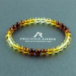 Amber Rainbow Bracelet 6mm