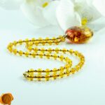 Luxurious Amber Amulet Necklace - Image 3