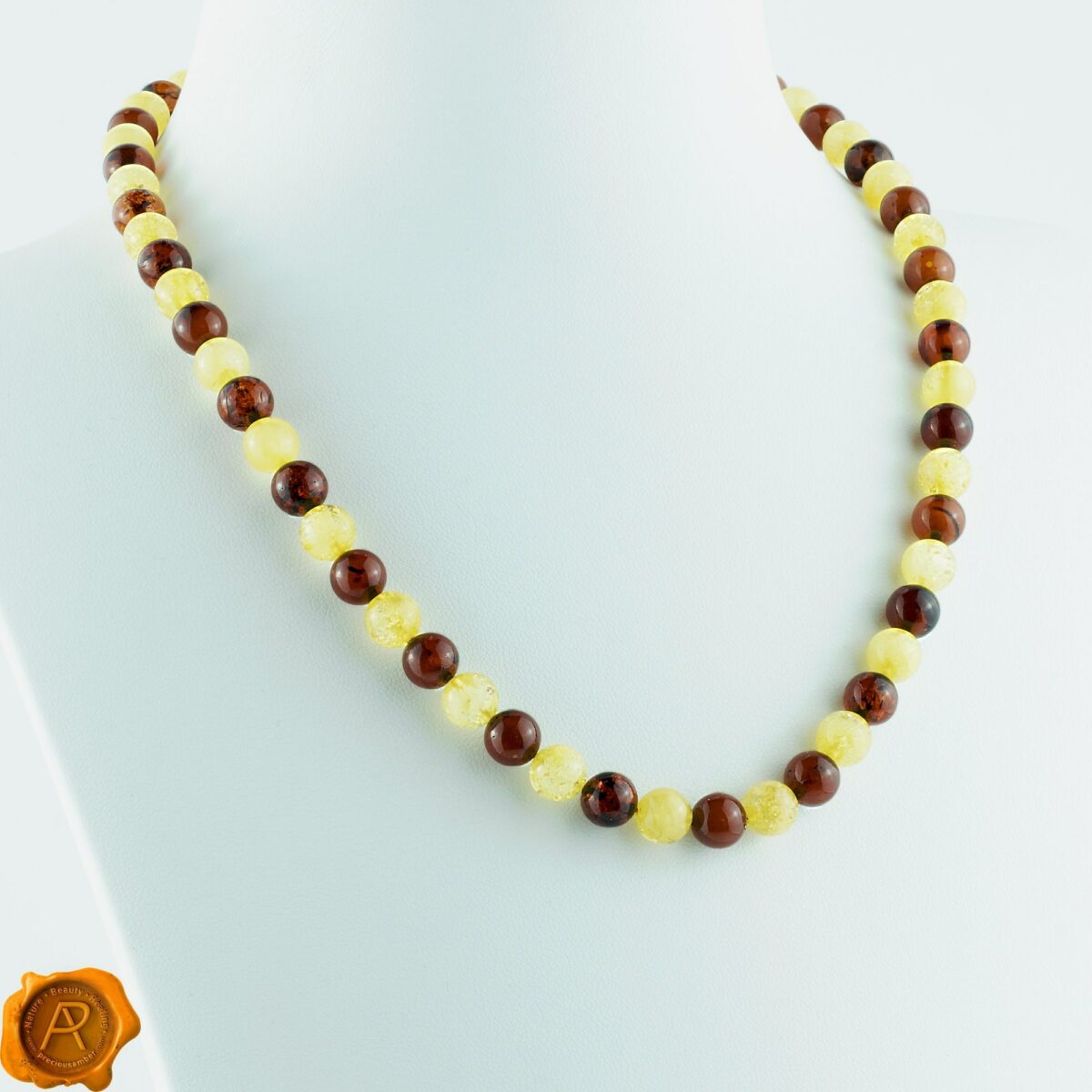 Multicolor Amber Necklace - Image 1