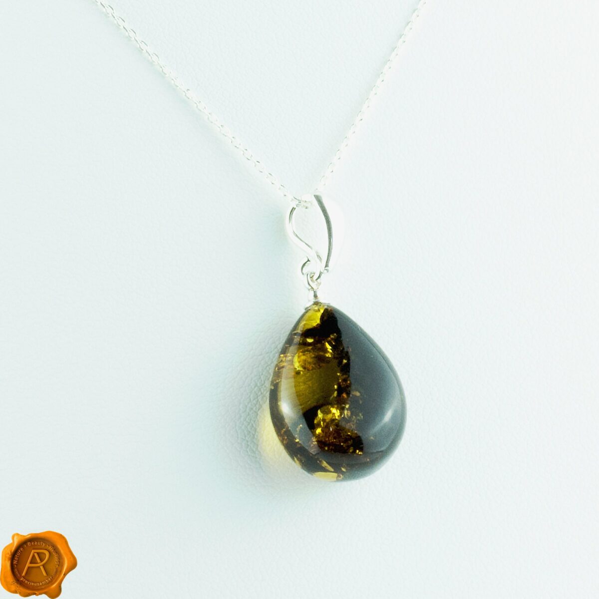 Green Amber Teardrop - Image 2