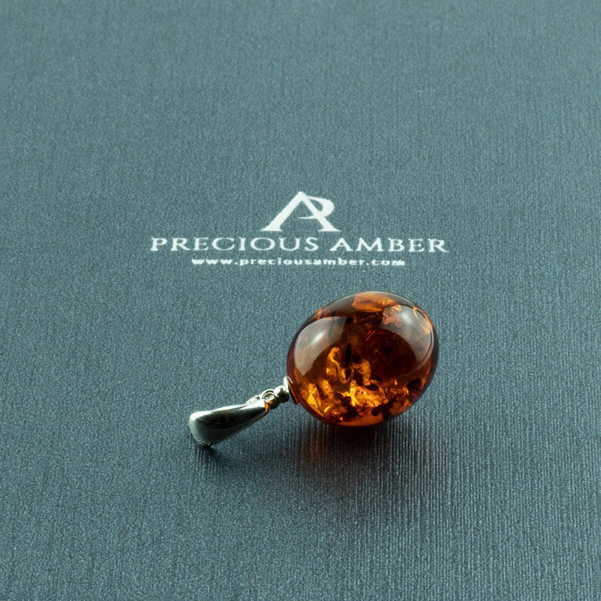 Amber Olive Pendant - Image 1
